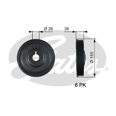 80005275 ΤΡΟΧΑΛΙΑ ΣΤΡΟΦΑΛΟΦΟΡΟΥ - DACIA DOKKER (KE_) 11/12->